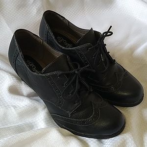 Vintage Mary Jane Style Black Shoes